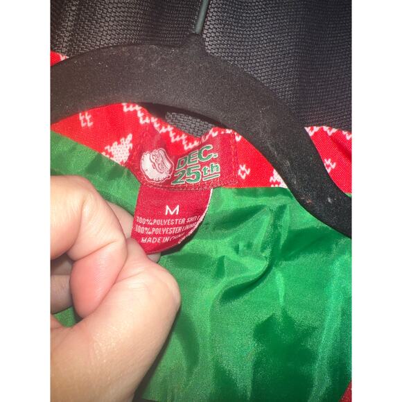 Ugly Christmas Sweater Xmas Size Medium Blazer Jacket - Picture 2 of 3